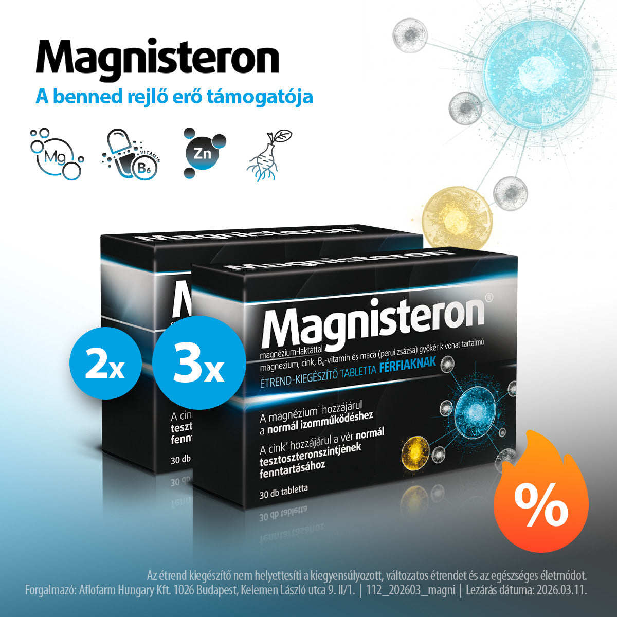 Magnisteron 3×30 db-os csomag