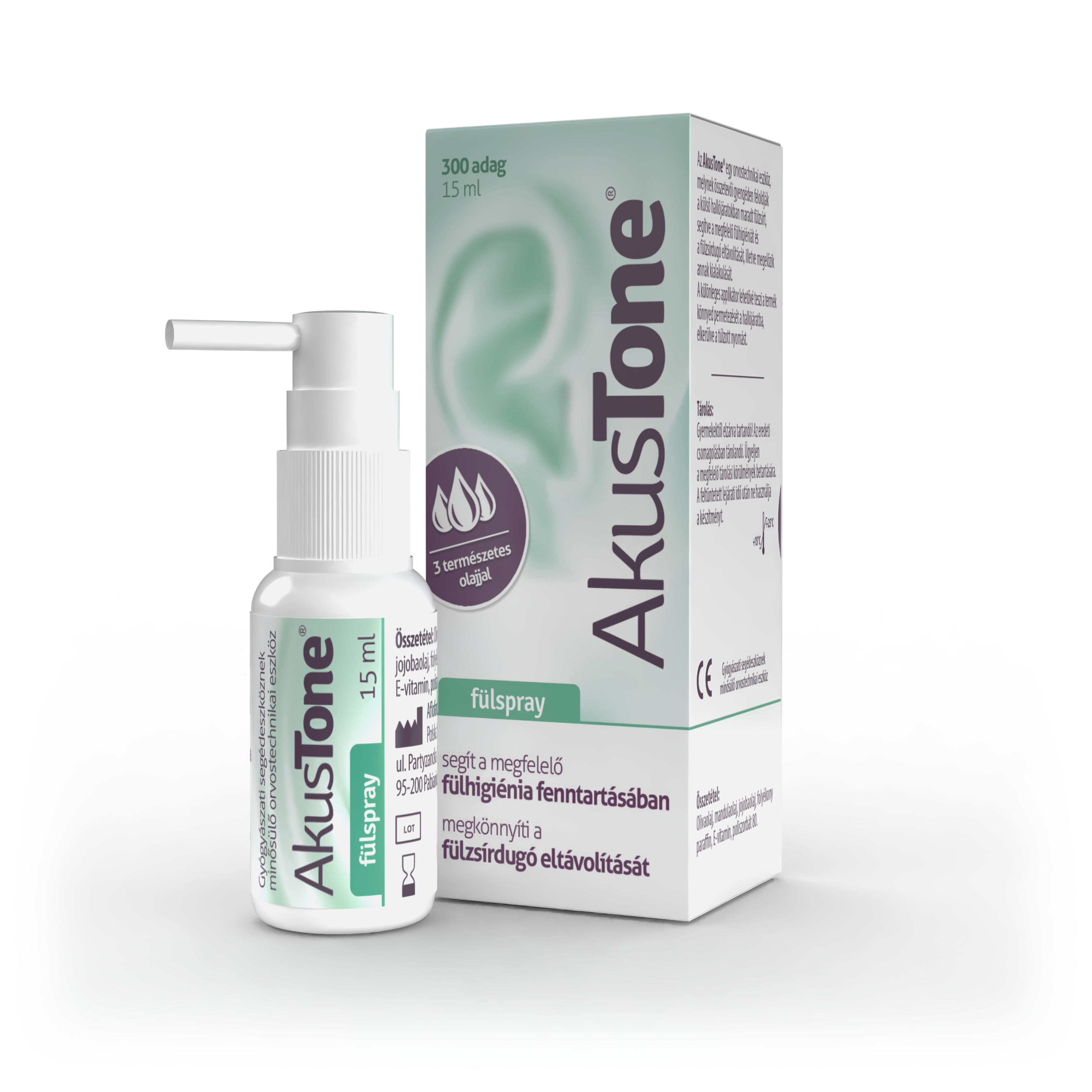 AkusTone fülspray 15 ml