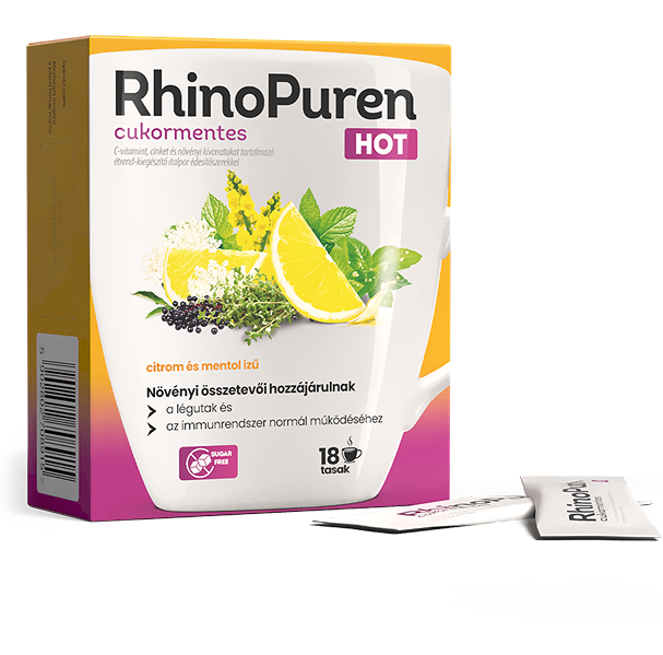 RhinoPuren HOT cukormentes 18 db