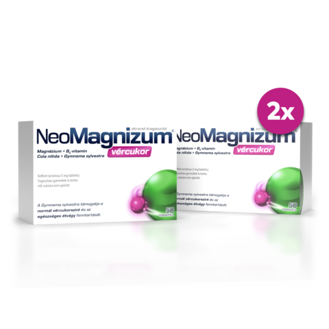 NeoMagnizum vércukor 2x50 db-os csomag
